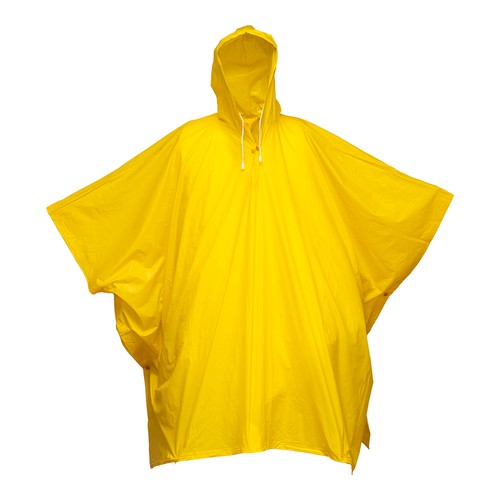 Poncho imperméable en PVC (400 gr), dans une poche. Taille unique - 1