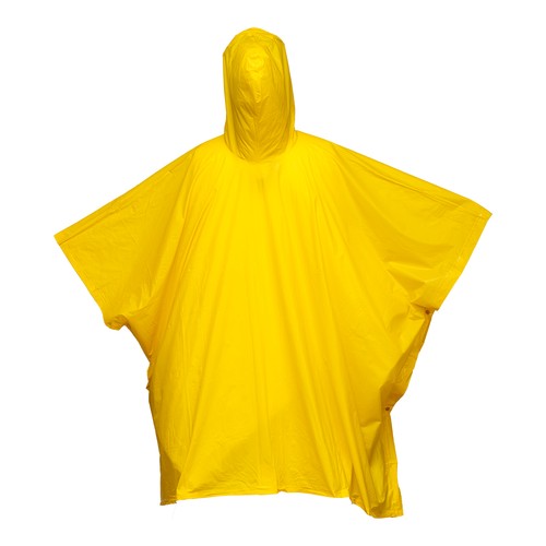 Poncho imperméable en PVC (400 gr), dans une poche. Taille unique - 2