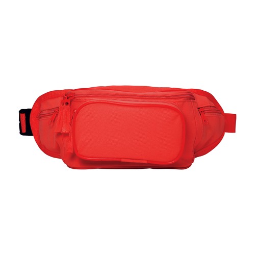 Sac banane en polyester 600D avec 5 poches et ceinture réglable avec fermeture à clip - 2