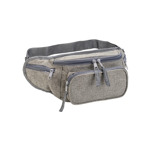 Sac banane en polyester 600D avec 5 poches et ceinture réglable avec fermeture à clip - 1