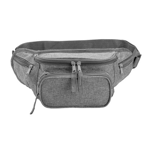 Sac banane en polyester 600D avec 5 poches et ceinture réglable avec fermeture à clip - 2