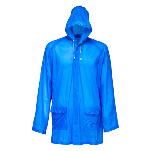 Imperméable en PVC gauffré (200 gr), dans une poche - 1