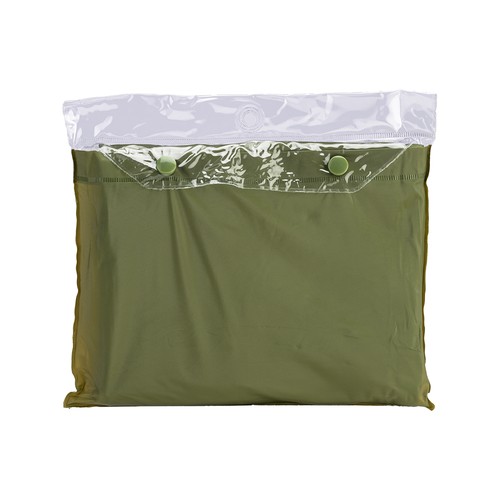 Poncho imperméable en PVC gauffré (260 gr), dans une poche transparente. Taille unique - 3