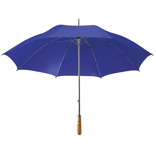 Parapluie Golf , fût en métal, poignée en bois - 1