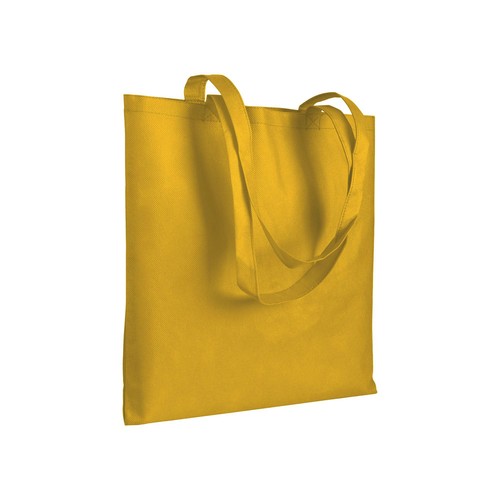 Stitched 80 g/m2 non-woven fabric shopping bag, long handles