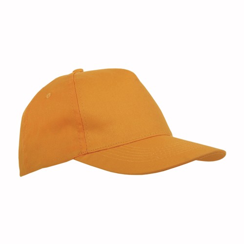 Casquette en coton personnalisée, 5 panneaux, avec visières de 2 mm d'épaisseur et anneaux brodés, ferme