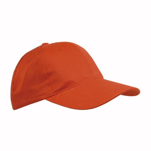 Casquette en coton/polyester, 6 panneaux, fermeture velcro - 1