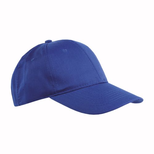 Casquette en coton/polyester, 6 panneaux, fermeture velcro - 1