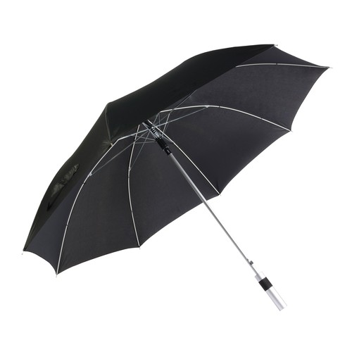 Parapluie Luxe, type "Golf", automatique, en tissue de soie naturelle - 1