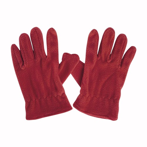 Gants pour homme en polaire personnalisé, avec élastique aux poignets taille unique