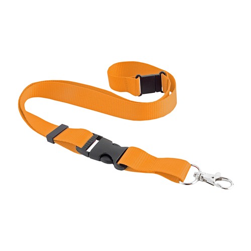 Lanyard with snap hook, safety release and key release clasps