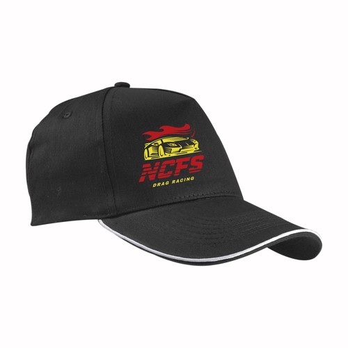 Casquette en coton, 5 panneaux, bordure colorée, fermeture en métal - 3