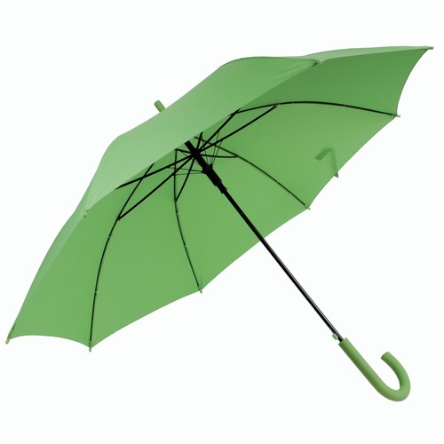 Parapluie automatique nylon-soie manche gomm  (Dia 104 cm) - 1