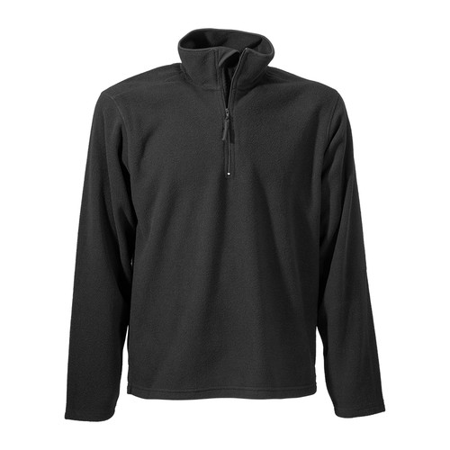 Half-zip microfleece (180 g/m2) men sweatshirt. Sizes: S/M/L/XL/XXL