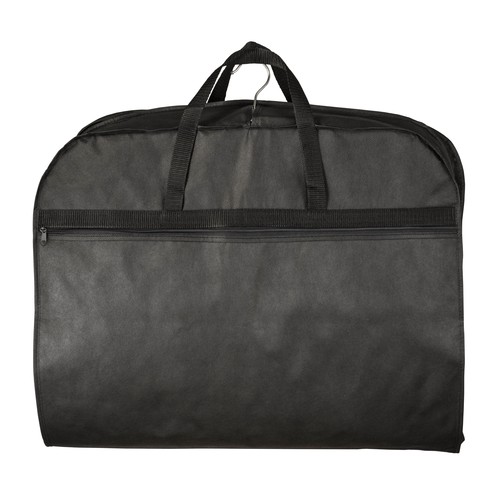 80 g/m2 non-woven fabric garment bag for travelling with external compartment 80 g/m2 non-woven fabric garment bag for travelling with external compartment