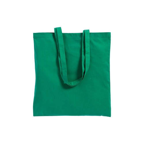 Shopper avec soufflet en coton 220 g/m2, anses longues - 2