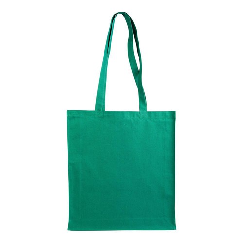 Shopper avec soufflet en coton 220 g/m2, anses longues - 3
