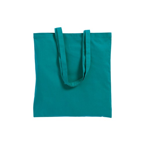 Shopper avec soufflet en coton 220 g/m2, anses longues - 2
