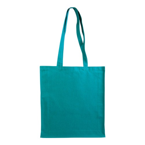 Shopper avec soufflet en coton 220 g/m2, anses longues - 3