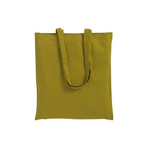 Shopper avec soufflet en coton 220 g/m2, anses longues - 2