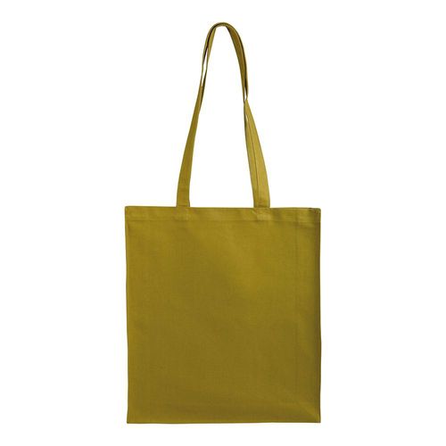 Shopper avec soufflet en coton 220 g/m2, anses longues - 3