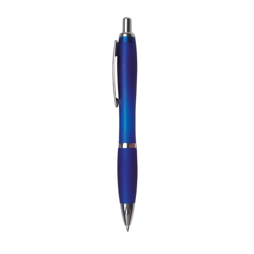 Stylo bille   d clic transparent color - PLASTIQUE ABS+AS - refill jumbo - 2