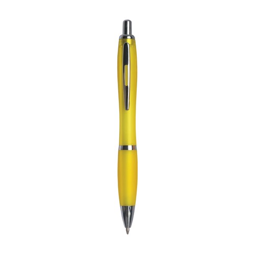 Stylo bille   d clic transparent color - PLASTIQUE ABS+AS - refill jumbo - 1