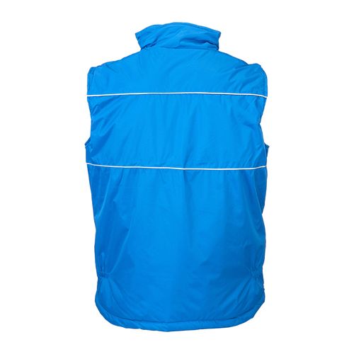 Veste rembourrée sans manche en polyester imperméabilisé avec bordure réfléchissante, doub - 2