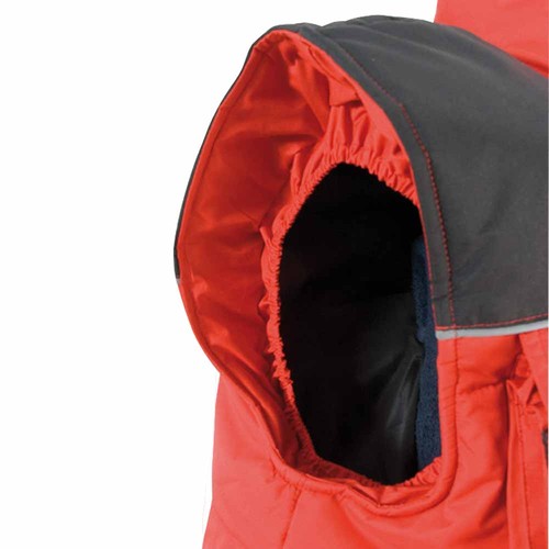 Gilet rembourré sans manche en polyester imperméabilisé avec bordure réfléchissante - 4