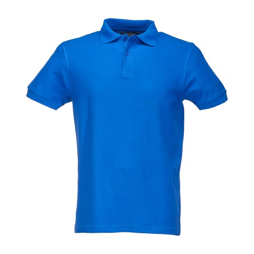 Polo 100% coton piqué  180 g/m2, manche courte et fermeture avec 2 boutons. Tailles : S/M/ - 1