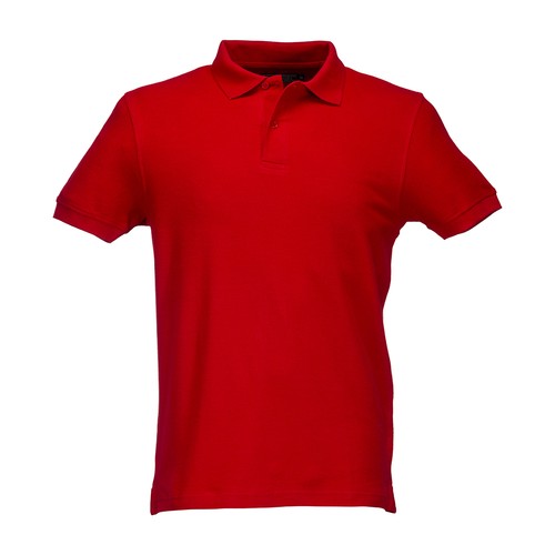 100% piqué cotton (180 g/m2) short-sleeved polo shirt with two-button collar