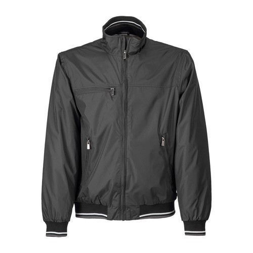 190T polyester jacket with inner fleece lining and 5 pockets. Sizes: S/M/L/XL/XXL