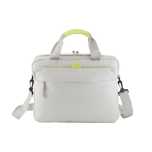 Sac porte-ordinateur de polyester 600D, bande pour attacher   un trolley (36x30x6 cm) - 2