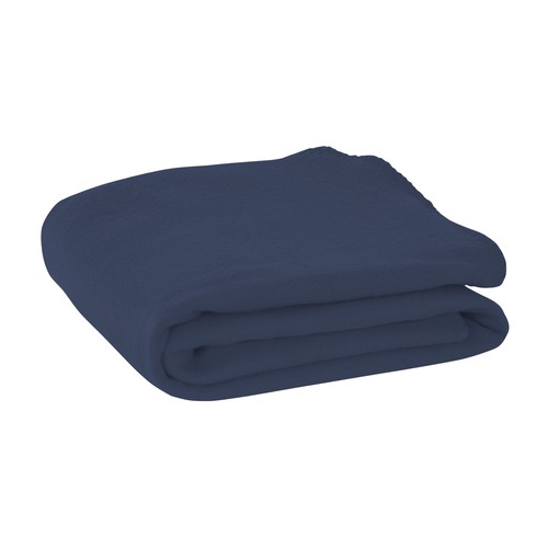 Couverture en polaire, enroulée avec bande de fermeture en nylon avec espace personnalisab - 2