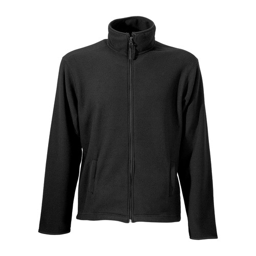 Full-zip microfleece (180 g/m2) men sweatshirt with 2 pockets. Sizes: S/M/L/XL/XXL