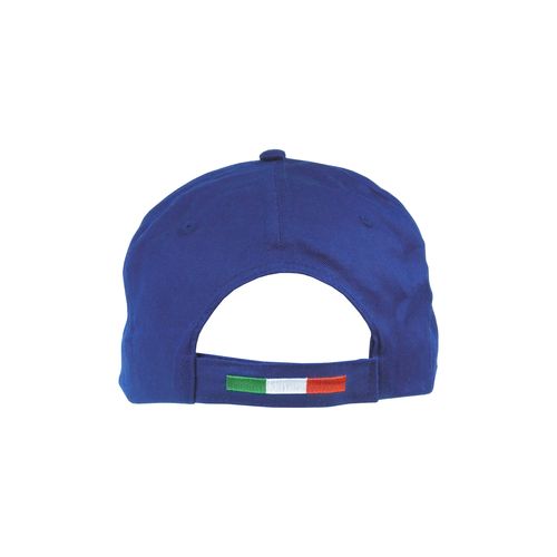Casquette en coton, 5 panneaux avec broderie tricolore sur la fermeture, fermeture velcro - 3
