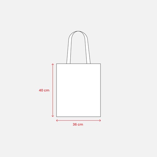 Shopper en TNT 70g/m2 thermosoudé, anses longues - 3