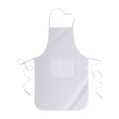 Tablier 30 % coton/70 % polyester (160g/m2), 60x92 cm avec poche frontale - 1