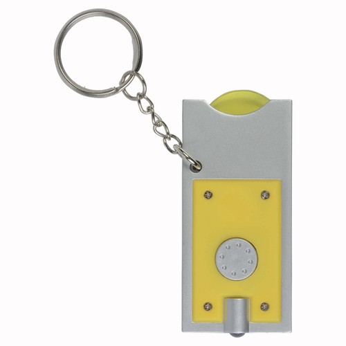 Porte-cles avec jeton pour chariot et lumiere (6,5x2,8cm) - 2