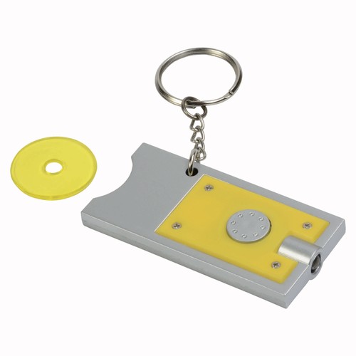 Porte-cles avec jeton pour chariot et lumiere (6,5x2,8cm) - 3