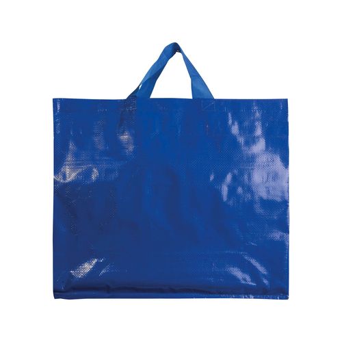 Shopper avec soufflet en PP laminé 120g/m2, anses courtes en ruban - 2