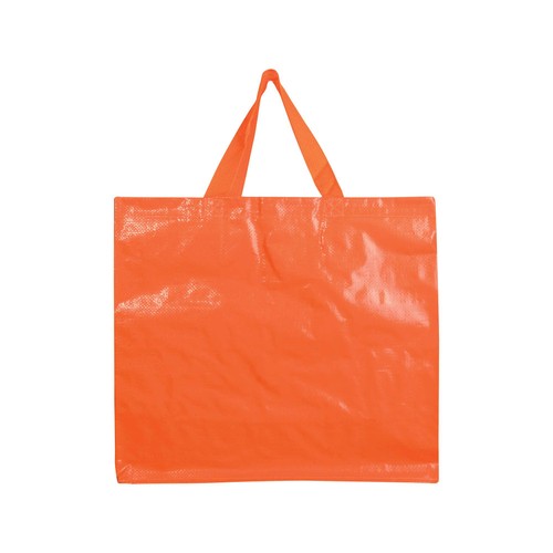 Shopper avec soufflet en PP laminé 120g/m2, anses longues en ruban - 2