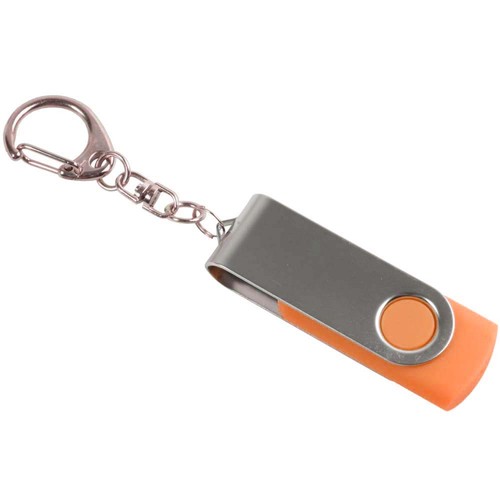 Rotatable, 8 GB, rubberised ABS/metal pen drive. Upload on request with delivery in 2 week