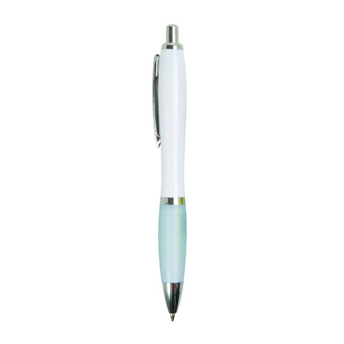 Stylo-bille a systeme retractable - PLASTIQUE ABS+AS - refill jumbo - 2