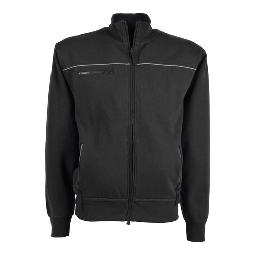 SUDADERA CON 3 BOLSILLOS Y CIERRE CREMALLERA.