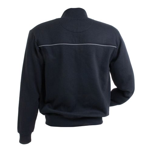Sweat homme à fermeture éclair 60% coton, 40% polyester 280 g/m2 avec 3 poches avec fermet - 2