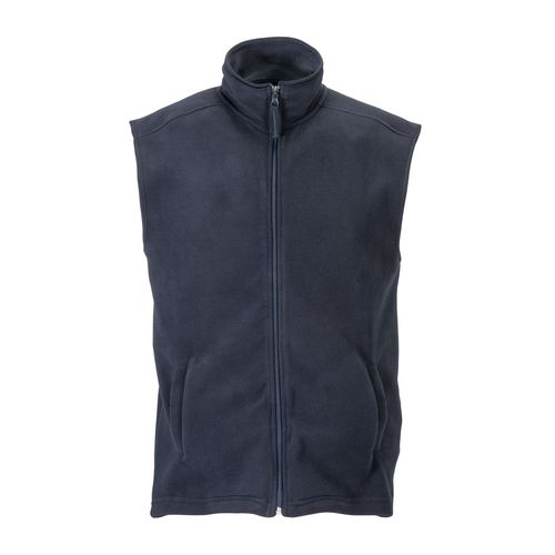 Gilet polaire sans manche 180g/m2 avec fermeture éclair et 2 poches latérales. Tailles S/M - 1