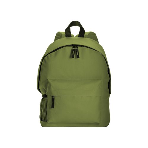 Sac à dos en polyester 600D avec 3 poches, dont une latèrale en filet. Bretelles réglables - 2