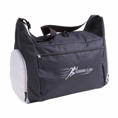 Sac de sport/sac de voyage en polyester 600D avec bandoulière réglable, 2 compartiments - 4