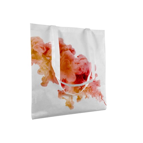Shopper en TNT 80g/m2 résistant à la chaleur, adapté pour l'impression à sublimation - 4